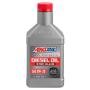 SAE 0W-20 100% Synthetic Diesel Oil