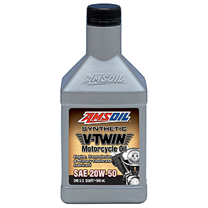 SAE 20W-50 Synthetic V-Twin Motorcycle Oil