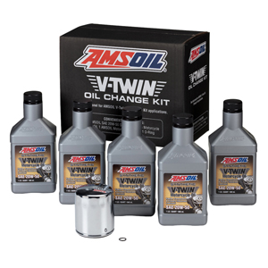 V-Twin Oil Change Kit with Chrome Filter