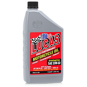 20W-50 High Performance Motorcycle Oil