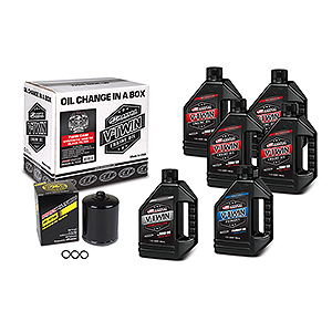 20W-50 V-Twin Twin Cam 1999 - Current Black Filter Full Change Kit Synthetic