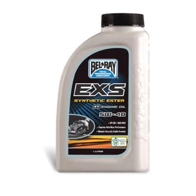 Bel-Ray 5W40 4T EXS Ester Full Synthetic Engine Oil - 1 Liter bottle part BRY99150B1LW