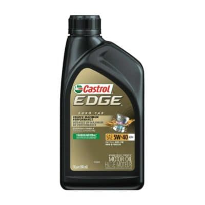 Castrol Edge 5W40 Euro Advanced A3 B4 Full Synthetic Engine Oil - 1 Quart bottle part CAS466716