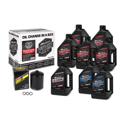 20W-50 V-Twin 2017 - Current Milwakee Eight  Black Filter Full Kit Synthetic