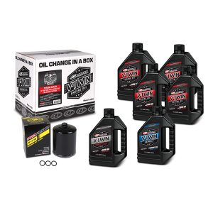 20W-50 V-Twin Twin Cam 1999 - Current Black Filter Full Change Kit Synthetic
